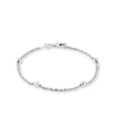 amor - Armband für Damen, 925 Sterling Silber Armbänder & Armreife 1 ct Weiss