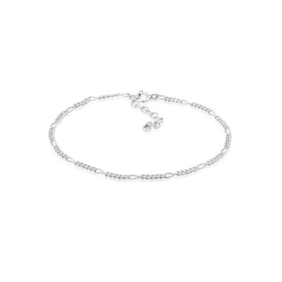 Elli - Elli Armband Armkettchen Figaro Basic Klassisch 925er Silber Armbänder & Armreife 1 ct Damen