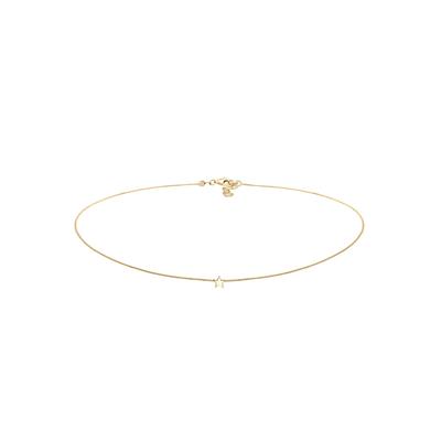 Elli - Basic Stern Astro Choker 925 Sterling Silber Ketten 1 ct Damen