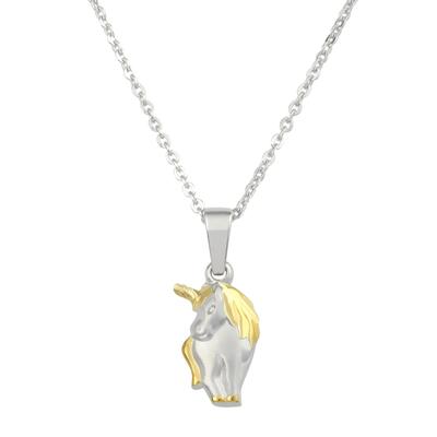 amor Kette mit Anhänger Bicolor Weiss Damen Image