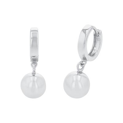 amor Creolen Silber Weiss Damen Image