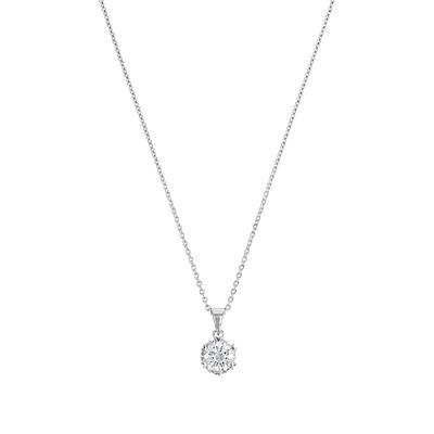 amor - Kette mit Anhänger Ketten 1 ct Weiss Damen