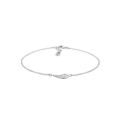 Elli - Engelsflügel Schutz 925 Sterling Silber Fußketten 1 ct Damen (49.99 € / 1 ct)
