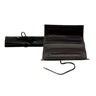 Windrose Schmuckrolle Nappa Schwarz Damen