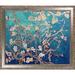 Vault W Artwork 'Branches of an Almond Tree' by Vincent Van Gogh - Picture Frame Painting on Canvas in Blue/Brown | 24" H x 28" W x 2" D | Wayfair