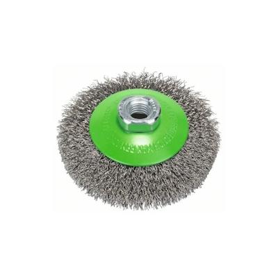 Kegelbürste Clean for Inox, gewellt, rostfrei, 100 mm, 0,35 mm, 12500 U/min, M14