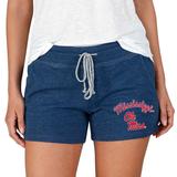 Women's Concepts Sport Navy Ole Miss Rebels Mainstream Terry Shorts