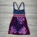 Free People Dresses | Free People Velvet Embellished Dress Size 2 | Color: Blue/Purple | Size: 2