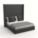 Wade Logan® Austine Standard Bed Upholstered/Revolution Performance Fabrics® in Gray/Black | 87 H x 83.5 W x 77 D in | Wayfair