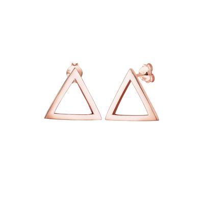 Elli Stecker Dreieck Geo Minimal Trend Basic 925 Silber rosefarben Damen Image