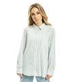 Levi's Women's The Ultimate Bf Shirt Blouse, Multicolour (Annette Stripe Chambray 0013), M