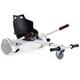 CO-Z Hoverboard Go Kart Adjustable Hoverkart Seat for Electric Self Balancing Scooters Fit Hover Board Sizes 6.5", 8" And 10" Hoverkart For Hoverboards (White)