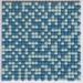 Medici & Co. Sicily 0.5" x 0.5" Glass Grid Mosaic Wall & Floor Tile Glass in Green/Blue | 0.5 H x 0.5 W x 0.25 D in | Wayfair GLSIC0505SGLF