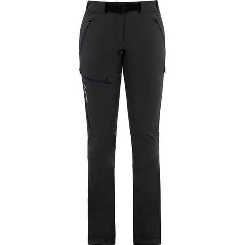 Damen Hose VAUDE Damen Softshellhose Wo Badile Pants II, Größe 38 in Schwarz