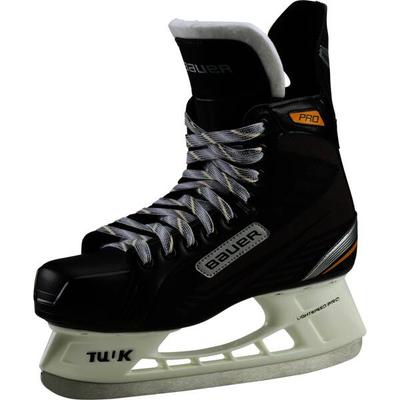 BAUER Kinder Eishockeyschuhe Supreme Pro Jr., Größe 33 ½ in Schwaz/Gelb