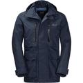 JACK WOLFSKIN Herren Wetterschutzjacke Bridgeport Jacket, Größe S in Blau