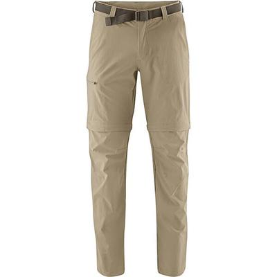 MAIER SPORTS Herren Hose Zipp-Off Tajo 2 (kurz), Größe 30 in Braun