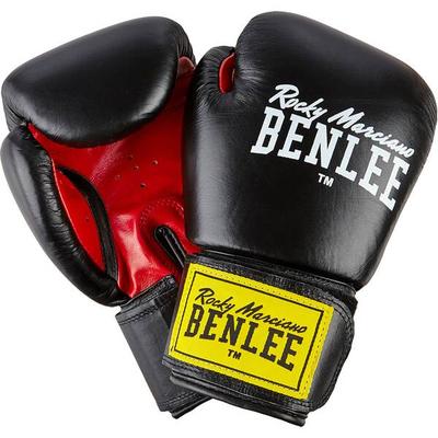 BENLEE Boxhandschuhe aus Leder FIGHTER, Größe 8 in Schwarz