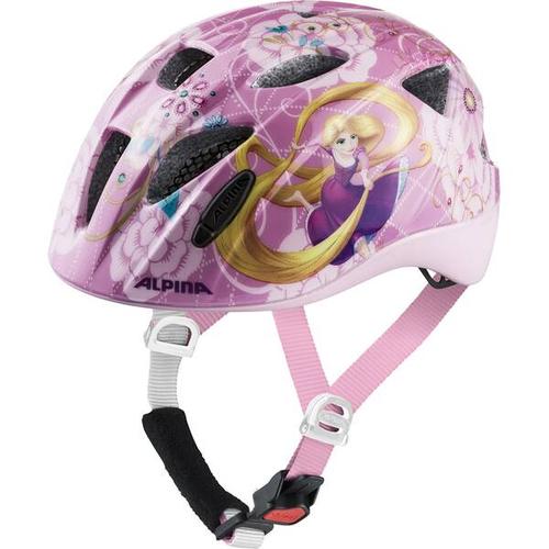 ALPINA Kinder Fahrradhelm ALPINA XIMO Disney Rapunzel, Größe 49 in Rot