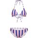 CHIEMSEE Bikini mit Alloverprint, Größe 38A/B in Blue/Pink