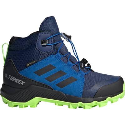 ADIDAS Jungen Wanderschuhe "Terrex Mid GTX", Größe 33 in Blau