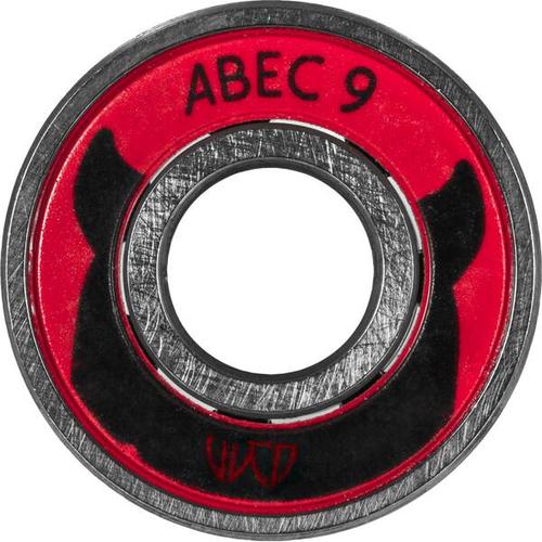 POWERSLIDE WICKED BEARINGS Abec 9, Größe 1 in Stahl/Rot