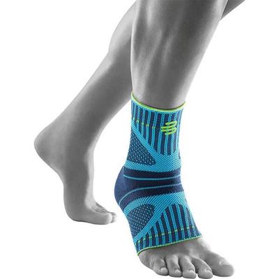 BAUERFEIND Sprunggelenkbandage, Sportbandage Fuß Sports Ankle Support Dynamic, Größe M in Blau