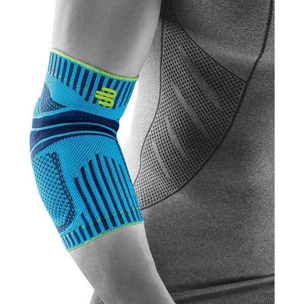 BAUERFEIND Ellenbogebandage, Bandage Ellenbogen Sports Elbow Support, Größe M in Blau
