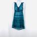 American Eagle Outfitters Dresses | American Eagle Sheer Tiered Minidress/Coverup 4 | Color: Blue/Purple | Size: 4