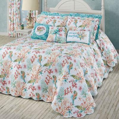 Atlantis Grande Bedspread Multi Bright, Queen, Multi Bright