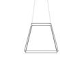 Koncept Kenneth Ng and Edmund Ng Z-Bar 22 Inch LED Large Pendant - ZBP-24-RS-SW-SIL-CNP