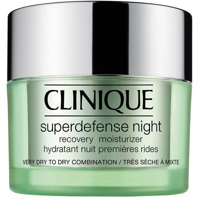 Clinique - Superdefense Night Crème Hydratante Nuit Premières Rides -Peaux Sèches à Mixtes 50 ml