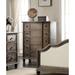 Canora Grey Haubert 5 Drawer Chest Wood in Brown | 50 H x 40 W x 18 D in | Wayfair 61E4AC47EAEF407296C115D60E4ADDED