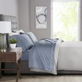 Madison Park Queen Cotton Rich Sheet Set in Blue - Olliix MP20-6500