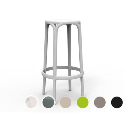 Vondom »BROOKLYN« Outdoor Barstuhl 66cm / Basic matt / Ecru Image