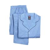 Men's Big & Tall Hanes® Woven Pajamas by Hanes in Medium Blue (Size 3XL)