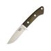 Bark River Featherweight Hunter Green Fixed Blade Knife 3.125in Green Canvas Micarta Handle 02 140MGC