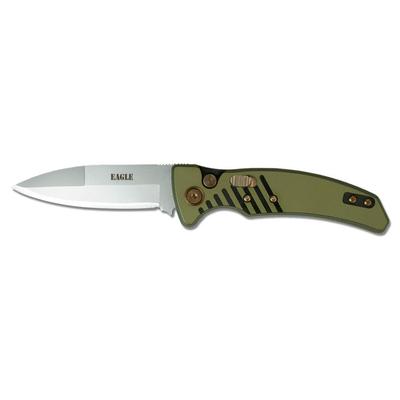 Knives of Alaska Eagle Auto OD/BLK G10 Olive Drab / Black 00940FG