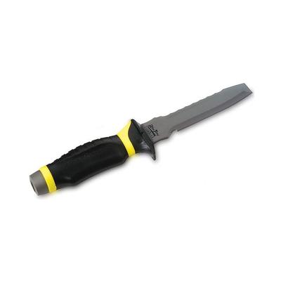 Underwater Kinetics Blue Tang Titanium Blunt Tip Blade Dive Knife Yellow 530071