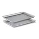 Calphalon Baking Sheets, Nonstick Baking Pans Set for Cookies and Cakes, 12 x 17 in, Set of 2, Silver