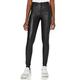 Noisy may Damen Nmcallie Hw Skinny Coated Pants Noos Hose, Schwarz Beschtichtet, S / 30L EU