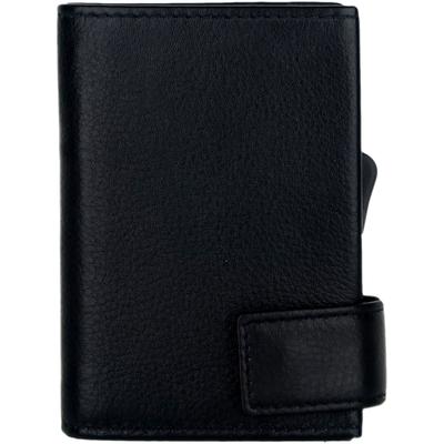 SecWal - SecWal 2 Kreditkartenetui Geldbörse RFID Leder 9 cm Portemonnaies 1 ct Schwarz Herren Image