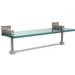 Orren Ellis Haranu Wall Shelf Glass/Metal in Gray | 5.3 H x 16 W x 5.7 D in | Wayfair 9A05704C7CFA4EB293BBC9A83A62D7CC