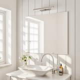 Latitude Run® Azaireyah Modern & Contemporary Frameless Bathroom/Vanity Mirror, Glass in White | 30 H x 36 W x 0.6 D in | Wayfair ORNL1956 45194632