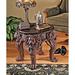 Lark Manor™ Cleon Lion Leg End Table, Resin in Brown | 21 H x 26 W x 26 D in | Wayfair KY675