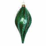 Mercury Row® Candy Glitter Drop Ornament Plastic in Green | 12 H x 6 W x 6 D in | Wayfair 8C8F4768D6F34B80A94DF3097F92D60C