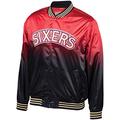 Mitchell & Ness NBA Basketball Satin Mens Varsity College Jacket (S, Philadelphia 76ers)