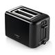 Bosch TAT3P423GB DesignLine Toaster, Stainless Steel, 970 W, Black