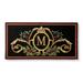 Feliz Monogrammed Door Mat - 36" x 72", X - Frontgate