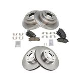 1997-1998 Subaru Legacy Front and Rear Brake Pad and Rotor Kit - TRQ BKA11274